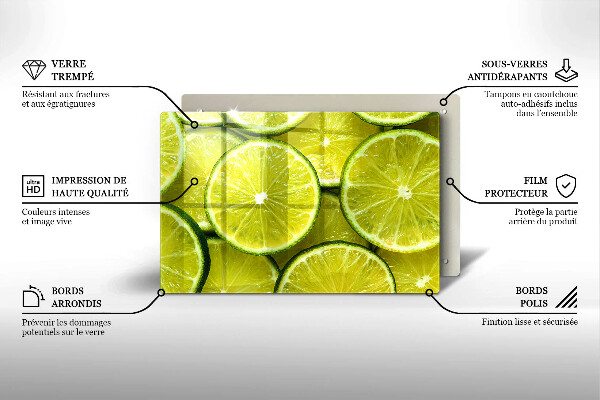 Osłona płyty indukcyjnej Plasterki limonki