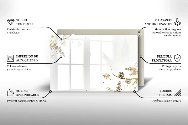Osłona płyty indukcyjnej Zimowe dekoracje