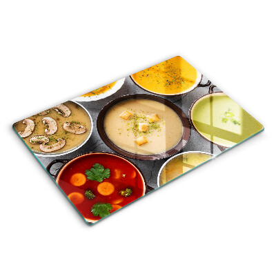 Osłona płyty indukcyjnej Kolorowe zupy