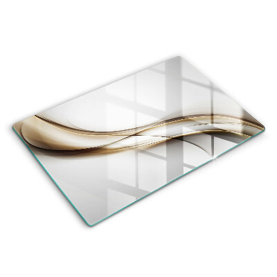 Osłona na płytę indukcyjną Łagodne linie abstrakcja