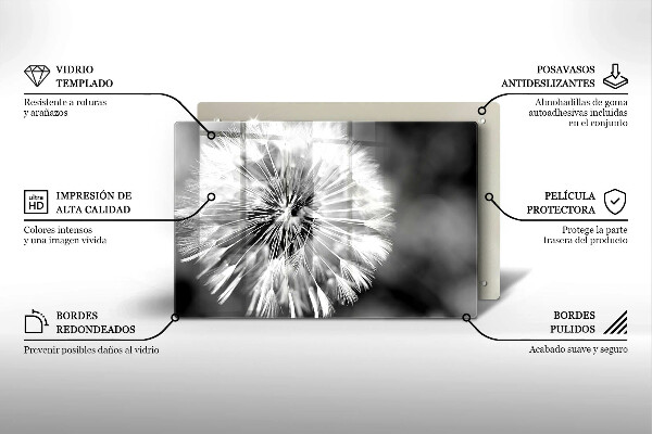 Osłona na płytę indukcyjną Delikatny dmuchawiec