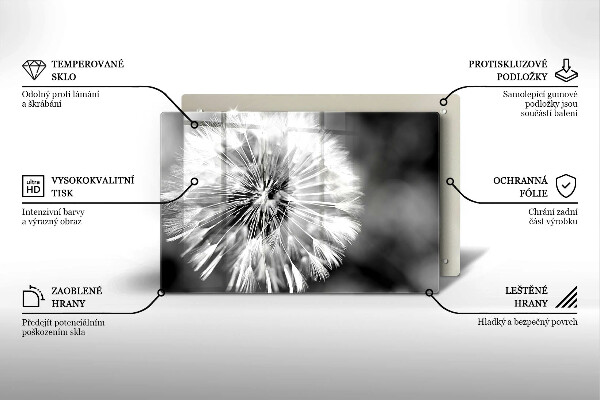 Osłona na płytę indukcyjną Delikatny dmuchawiec