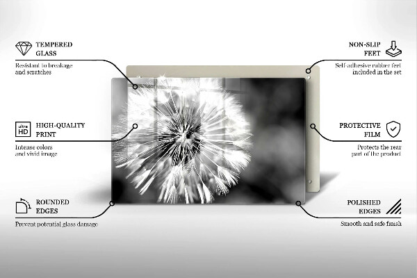 Osłona na płytę indukcyjną Delikatny dmuchawiec