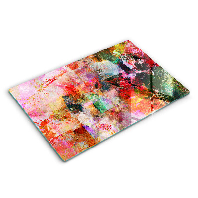 Osłona na płytę indukcyjną Abstrakcja farby