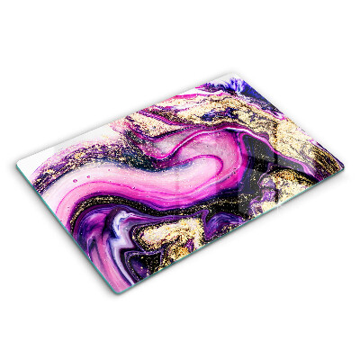 Osłona płyty indukcyjnej Abstrakcja design złoto