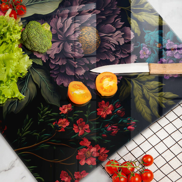 Osłona na płytę indukcyjną Piękne kwiaty