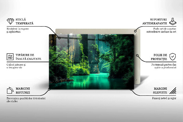 Osłona na płytę indukcyjną Pejzaż laguna