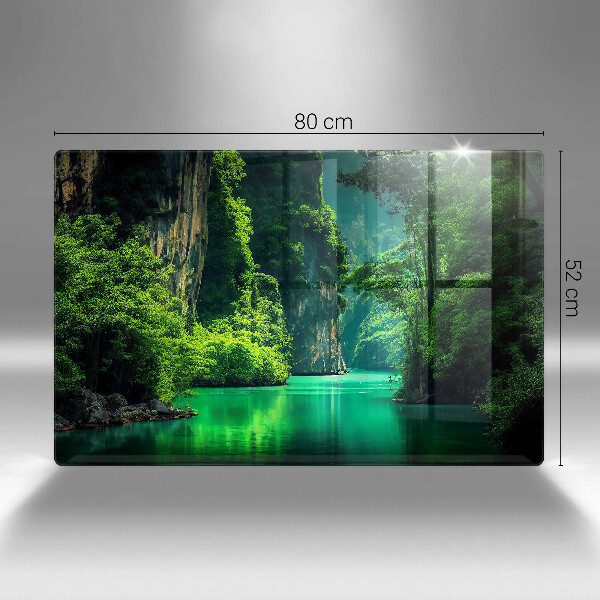 Osłona na płytę indukcyjną Pejzaż laguna