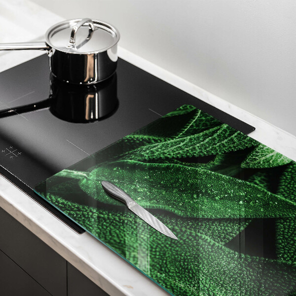 Płyta ochronna na indukcję Liście rośliny