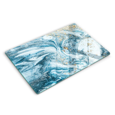 Osłona na płytę indukcyjną Struktura ze złotem