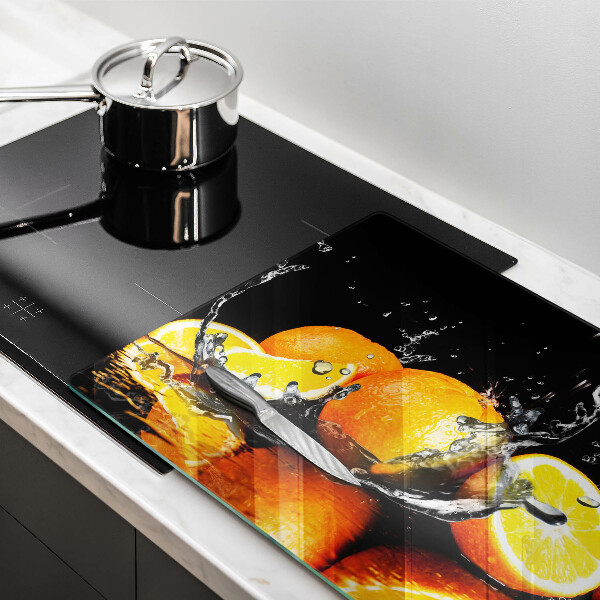 Osłona na ścianę do kuchni Soczyste owoce pomarańcze