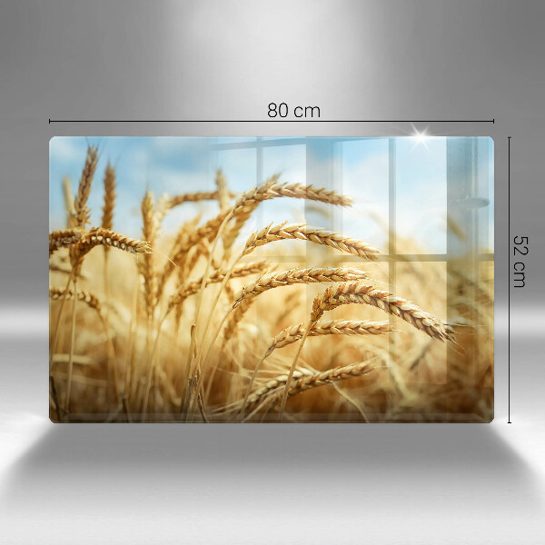 Osłona na płytę indukcyjną Kłosy zbóż na polu