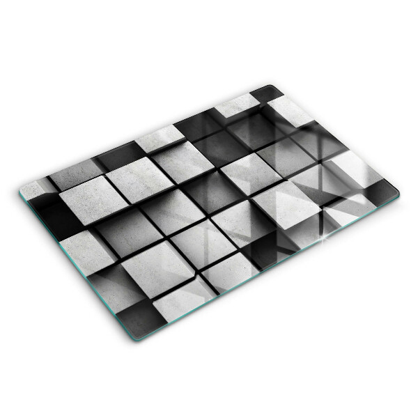 Osłona płyty indukcyjnej Tło geometria 3D