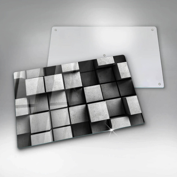 Osłona płyty indukcyjnej Tło geometria 3D