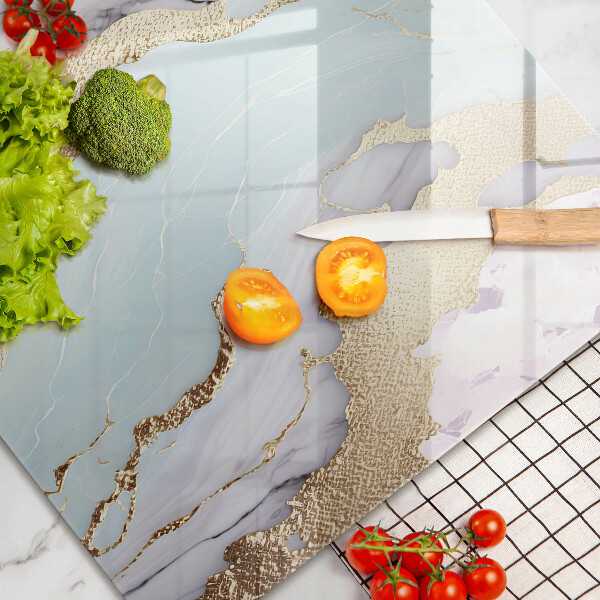 Osłona na płytę indukcyjną Pastelowy marmur