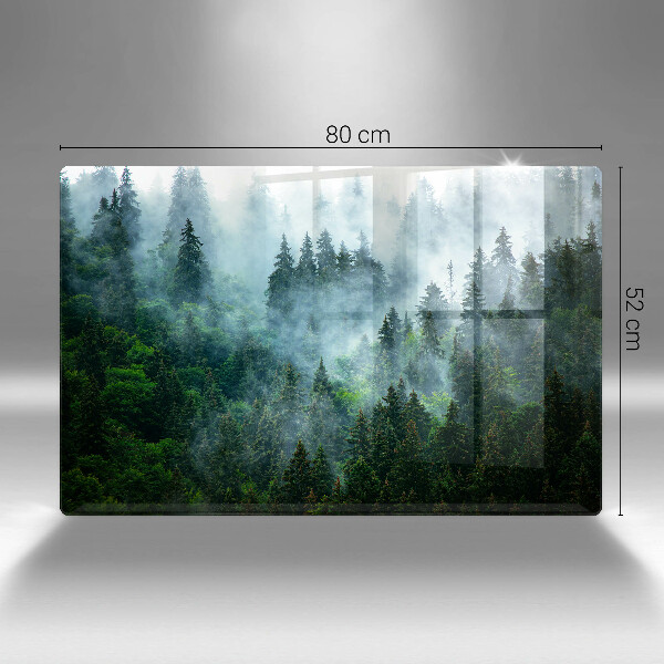 Osłona na płytę indukcyjną Las we mgle