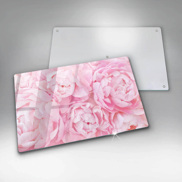 Osłona na płytę indukcyjną Delikatne piwonie