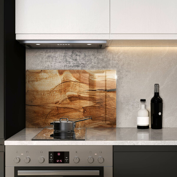 Osłona na płytę indukcyjną Drewniana tekstura deski