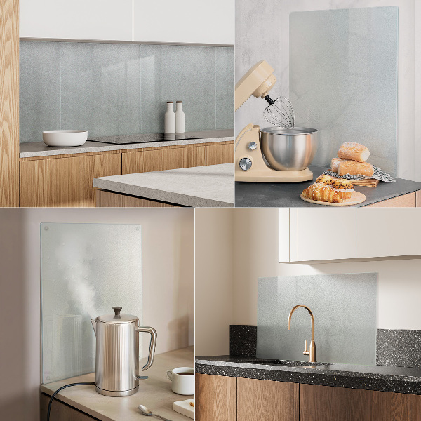 Podwójny panel ochronny do kuchni, 2 sztuki, w rozmiarze 30x52 cm