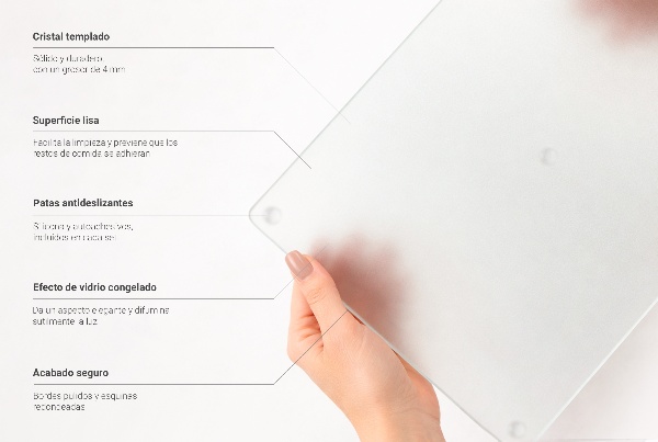 Osłona kuchennej ściany o wymiarach 60x60 cm