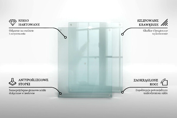 Transparentna płyta ochronna na indukcję 2x40x52 cm