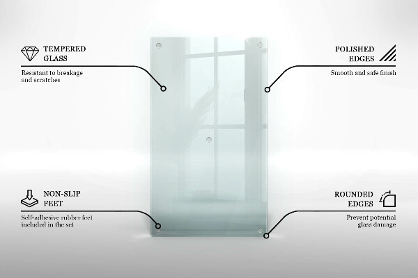 Przezroczyste szkło na płytę indukcyjną do kuchni 52x30 cm