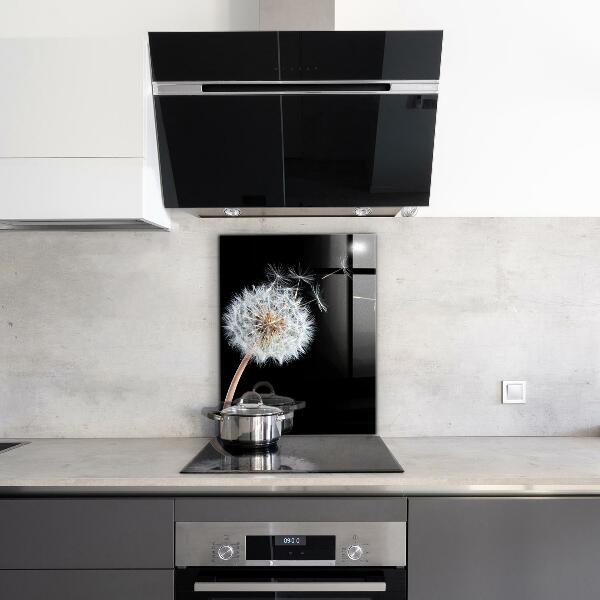 Panel szklany do kuchni Dmuchawiec Mniszek na Wietrze