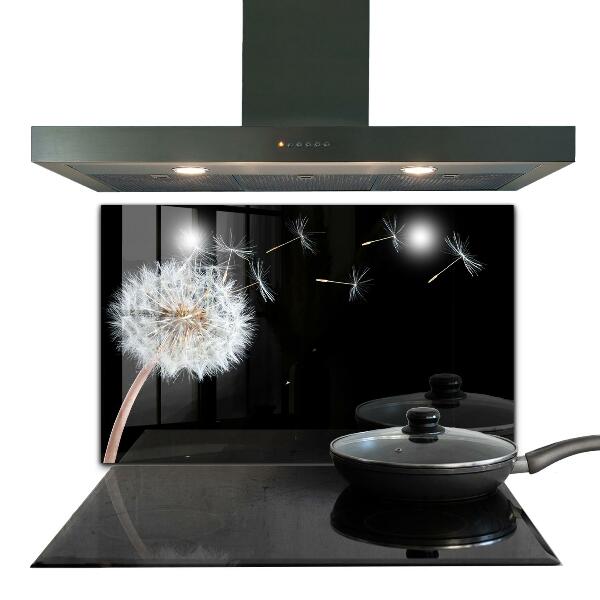 Panel szklany do kuchni Dmuchawiec Mniszek na Wietrze