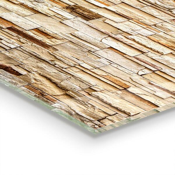 Szkło do kuchni na ścianę Kamień Naturalny Ściana