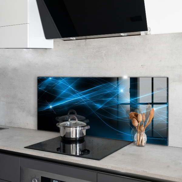 Panel szklany do kuchni Schemat Energii Połączenia