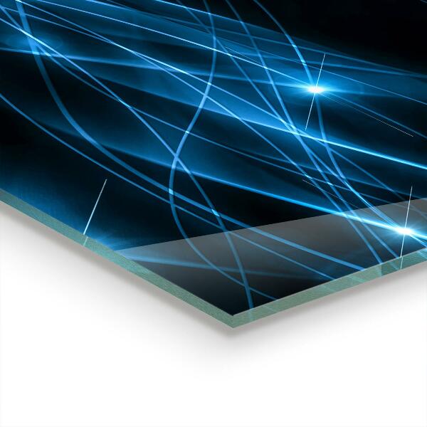 Panel szklany do kuchni Schemat Energii Połączenia