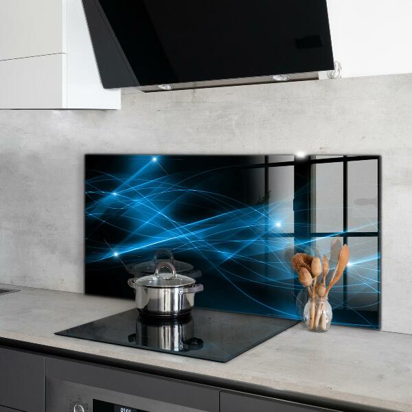 Panel szklany do kuchni Schemat Energii Połączenia