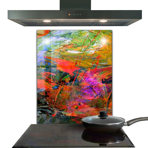 Panel szklany do kuchni Wybuch Kolorów