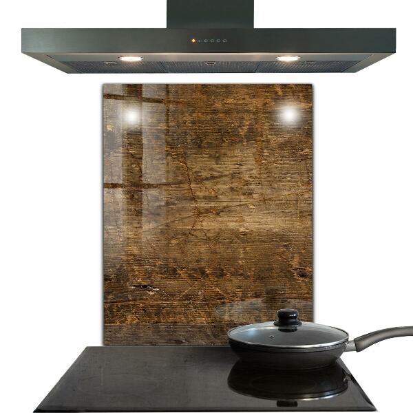 Lacobel do kuchni Ciemne Drewno Dąb