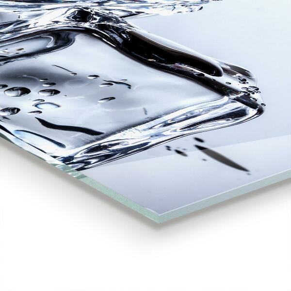 Panel szklany do kuchni Kostki Lodu Orzeźwienie