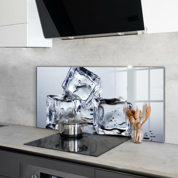 Panel szklany do kuchni Kostki Lodu Orzeźwienie