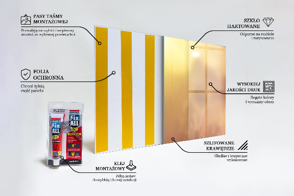 Szklany panel do kuchni Vintage Mak Roślina