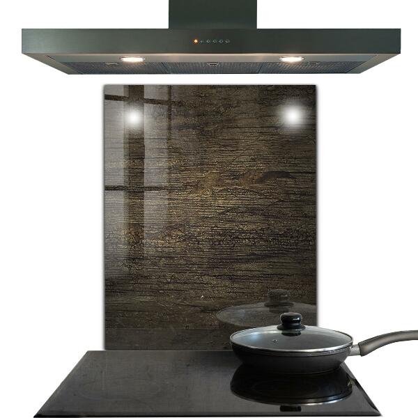 Szkło do kuchni na ścianę Tekstura Drewna Retro