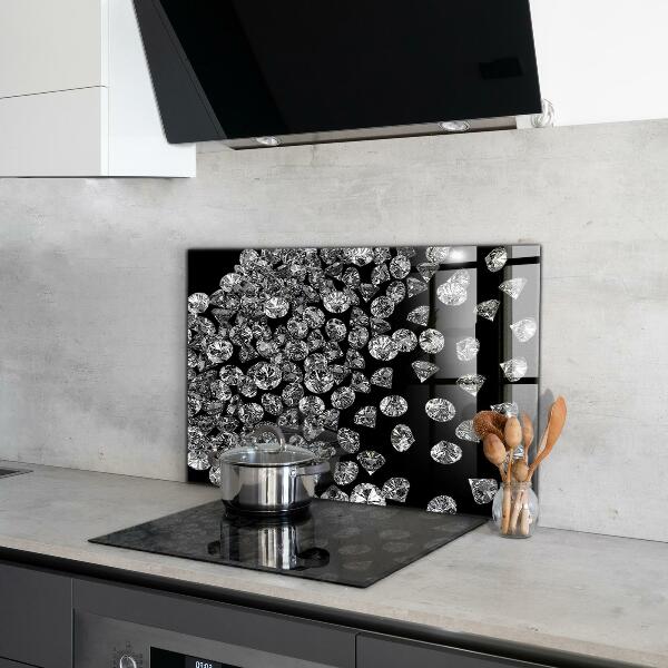 Panel szklany do kuchni Diamenty Przyjaciele Kobiety