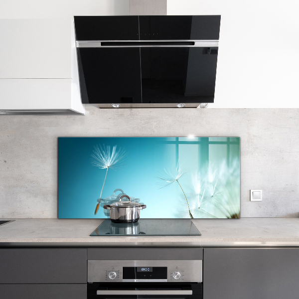 Panel szklany do kuchni Mniszek Dmuchawiec na Wietrze