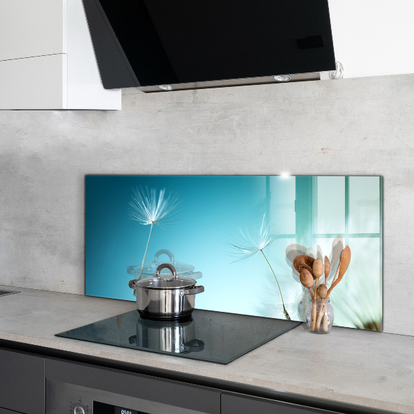 Panel szklany do kuchni Mniszek Dmuchawiec na Wietrze