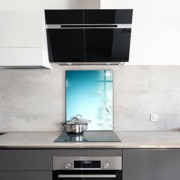 Panel szklany do kuchni Mniszek Dmuchawiec na Wietrze