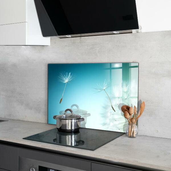Panel szklany do kuchni Mniszek Dmuchawiec na Wietrze