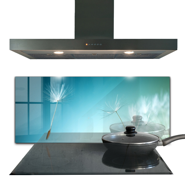 Panel szklany do kuchni Mniszek Dmuchawiec na Wietrze