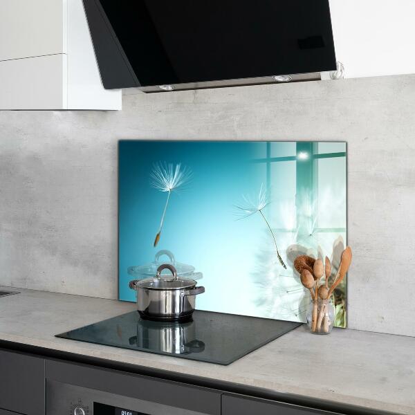 Panel szklany do kuchni Mniszek Dmuchawiec na Wietrze