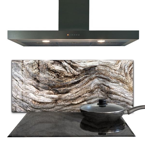 Szkło ozdobne do kuchni Kora Drzewa Pień