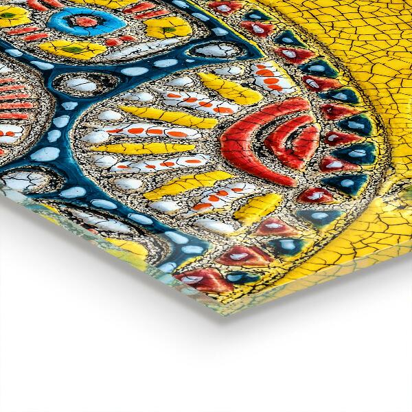 Panel szklany do kuchni Żółw Ceramiczna Mozaika