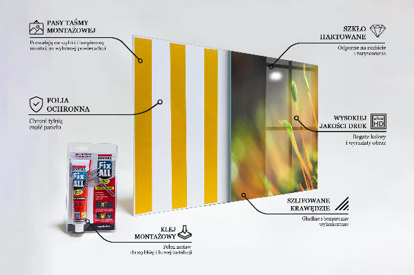 Panel nad blat kuchenny Mech Leśny Detale