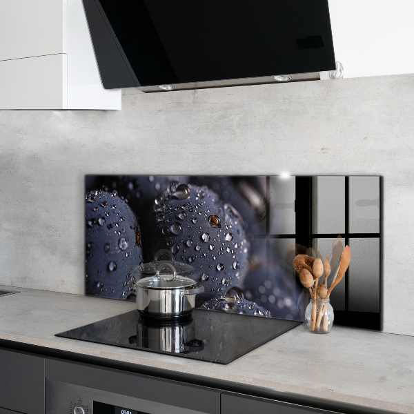 Panel szklany do kuchni Soczyste Borówki