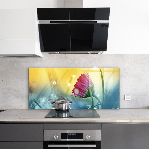 Panel nad blat kuchenny Delikatna Stokrotka na Łące